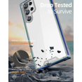 thumbnail image 5 of CaseBorne R Series Case for Samsung Galaxy S22 Ultra 5G Aluminum Frame Clear Backplate - Iridescent, 5 of 6