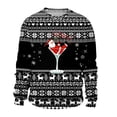 thumbnail image 4 of NLLSHGJ Chandails en Molleton pour Hommes à Fermeture Éclair Automne et Hiver Tendance Décontractée Chandail Imprimé de Noël Col Rond Chandail à Capuchon Hommes Chandails à Capuchon Chandail Graphique Chandails à Capuchon Graphiques Amusants, 4 of 4