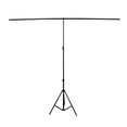 thumbnail image 3 of LELINTA 2Mx2M Large Aluminium Adjustable Photography Background Support Proedtion Curtain Stand System, Black, 3 of 4