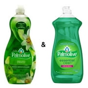 Ultra Dish Liquid Green Apple & White Lily 591Ml by Palmolive & Essential Clean Dishwashing Liquid, Original, 828 mL by Palmolive