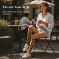 thumbnail image 2 of COUVER Women's Animal Print Knee High Fashion Socks Zebra Light Grey One Size 1 Pair (Womens), 2 of 6