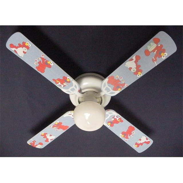 Ceiling Fan Designers 42FAN-NURS-SSBNE Sesame Street Baby Nursery Elmo Ceiling Fan 42 in.
