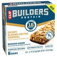 thumbnail image 4 of CLIF BUILDERS Protein Bars Crispy Almond Salted Caramel, Reduced Sugar, Gluten Free, 6ct ( 2 Pack ), 4 of 5