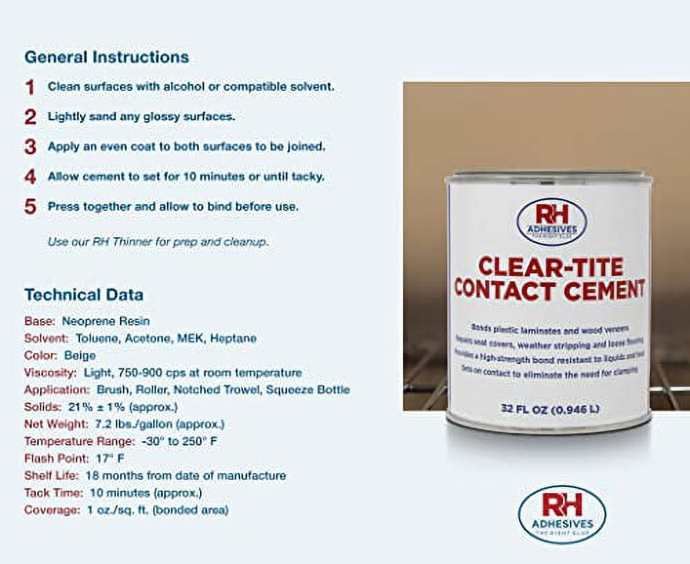 Discover Clear-Tite Contact Cement - RH Adhesives