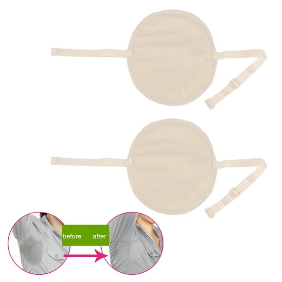 Sweat Pads For Women Armpits ,Underarm Sweat Pads Reusable Cotton Armpit Sweat Guard Cover Underarm Sweat Absorbent Pads Skin Tone