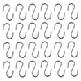 thumbnail image 1 of LEEYNEER Crochets Suspendus en Fil Acier Inoxydable Argent 0.78”W, 1 of 10