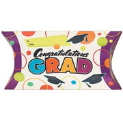 Unique Colorful "Congratulations Grad" Treat Pop Up Graduation 7" Paper Favor Boxes, 8 CT