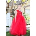 thumbnail image 7 of Ekidsbridal One-Shoulder Sequin Tutu Flower Girl Dress for Wedding Father Daughter Dance Ceremony Gown 182 12, 7 of 7
