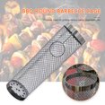 thumbnail image 4 of Cesta Para Asar A La Barbacoa Jaula para barbacoa Bandeja portátil para astillas para picnic Camping Hoguera Fiesta (Grande 30 cm) Sywqhk Para Estrenar, 4 of 8