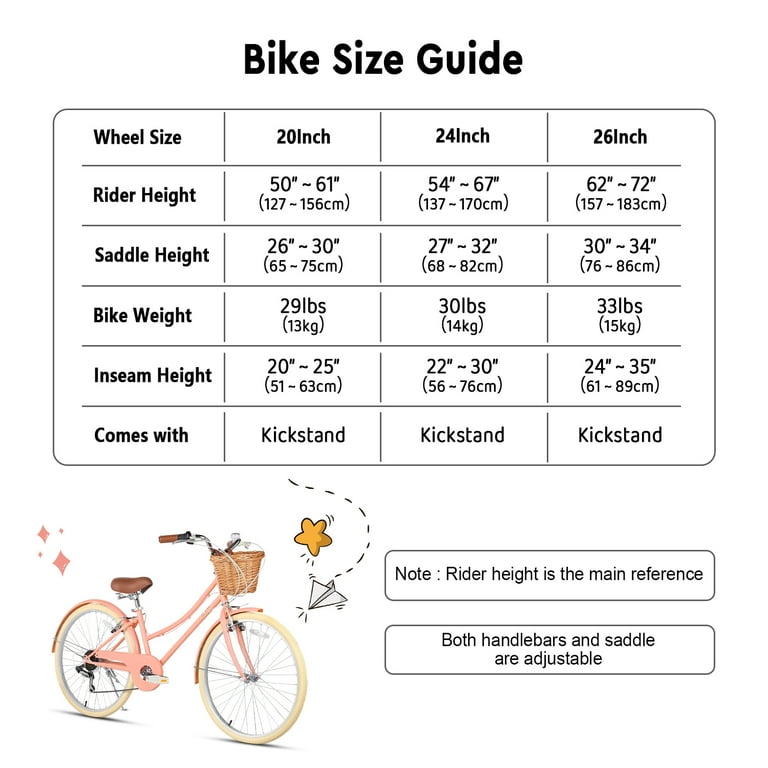 24 Inch Recommended Bike Size For Year Old Glerc Skyline 24 Inch