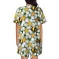 thumbnail image 3 of Lsque Bees and Flower Women's Short-Sleeved Pajama Set - 2 Piece Soft and Lightweight Sleepwear Set-XX-Large, 3 of 9
