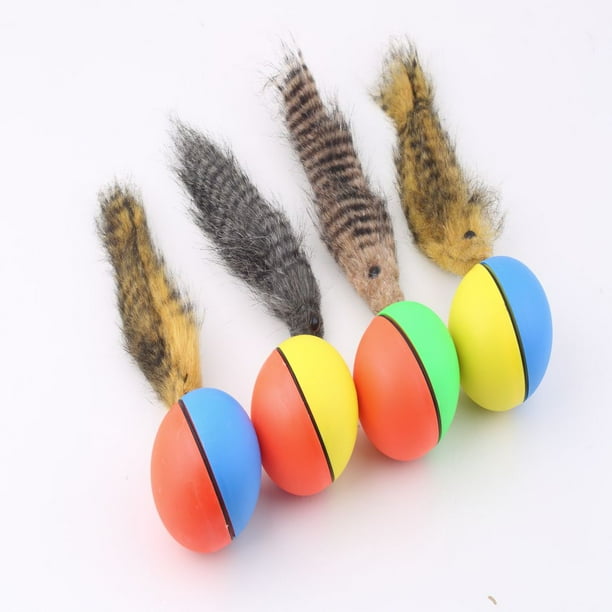 Dog Cat Weasel Motorized Funny Rolling Ball Pet Appears Jump