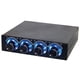 thumbnail image 3 of Controlador de velocidad y temperatura de ventilador de computadora de 4 canales con reducción de calor para PC con LED azul, 3 of 12