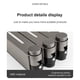 thumbnail image 3 of Wall Mounted Liquid Soap Dispenser Shower Gel Detergent Shampoo Dispenser Bathroom Soap Container Bottle Dispenser Pump, 3 of 5