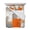 Orange, variant on Burnt Orange Grey Queen Size Down Alternative Comforter, Lightweight Comforter Quilt Bedding Set with Pillow Shams Modern Oil Painting Art Abstract All Seasons Bed Comforter Duvet Insert 90"x96"