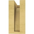 thumbnail image 4 of 3"W x 6"D x 6"H Classic Huntington Rough Cedar Woodgrain TimberThane Corbel, Primed Tan, 4 of 6