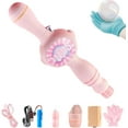 thumbnail image 1 of Colorful Smoke Bubble Machine, Magic Interactive Fog Bubbles Machine for Party, Magic Interactive Fog Wand with Elastic Smoke Effect, Lightweight Design (Pink,1pc), 1 of 7