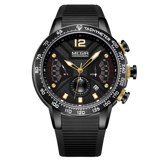 MEGIR 2106 Military Army Quartz Men Watch 3ATM Impermeable Luminoso Reloj deportivo Reloj Abanopi Reloj de los hombres