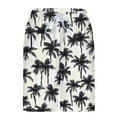 thumbnail image 6 of VBTAPA Mens Hawaii Swim Trunks Lightweight Drawstring Beach Shorts Tropical Summer Board Shorts with Mesh Lining Today's Sales Black M, 6 of 7