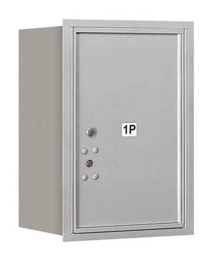 4C Horizontal Mailbox - 6 Door High Unit - Single Column - Stand-Alone Parcel Locker - Aluminum - Rear Loading - USPS Access