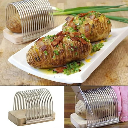 

HLONK AOVUWU Potato Cutter And Vegetable Cutter Rack Kitchen Chips Tomatoes Oniones Cutting Tool Potato Slicing Rack Bread Cutter Rack For Kitchen