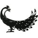 thumbnail image 1 of Portarrollos de papel higiénico de metal con forma de pavo real, 1 of 7