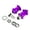 Purple, variant on Professional Mountain Bike Hubs 6 Pawl Freehub Aluminum Alloy 32H Spokes Hole Light Weight Front 100 mm Rear 135mm Axles