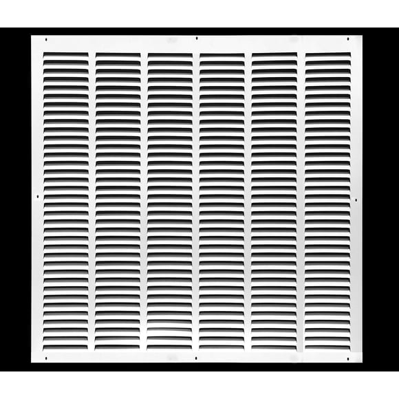 26" x 32" Return Air Grille - Sidewall and Ceiling - HVAC Vent Duct Cover Diffuser - [White] [Outer Dimensions: 27.75w X 33.75" h]
