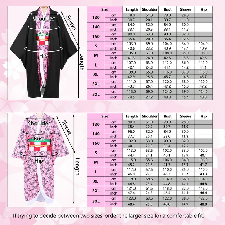 Japanse Animatie Demon Slayer Kamado Nezuko Cosplay Kostuum Kleding Kan Worden Aangepast - Buy