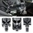 thumbnail image 2 of Automatic Manual Vehicle Motorcycle Piston Stainless Steel Skull Shape Shifter Knob Car Shifts Head Shifting Lever, 2 of 8