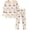 Beige Cats, variant on WIBACKER 2-7 Years Toddler and Little Girls' Long Sleeve Pajamas Set Cotton Top and Pants 2 Piece Sleepwear Pjs - Ladybug
