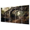 thumbnail image 2 of Designart "Rustic Archway Grey Bridge Elegance II" Architecture Wall Art Prints Set, 2 of 5
