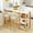 Gold(Discounted Price), variant on Lamerge Bar Dining Table Set for 2, 3 Piece Bar Table and Chairs Set, Kitchen Counter Height Dining Table Set, Small Kitchen Bar Table with Storage, Breakfast Nook Set for Small Space, White+Black