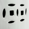 thumbnail image 6 of Red Lantern 18" White Square Porcelain Garden Stool, 6 of 7