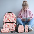 thumbnail image 2 of KUIFORTI Strawberry Axolotl 4Pcs Boys Girls Backpack Set with Lunch Box Pencil Case for Elementary Primary Middle School Kids School Bag Back to School Supplies Gifts, 2 of 7