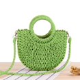 thumbnail image 2 of Yoyauz Women's Grass Woven Beach Bag - Women's Beach Handmade Woven Handbag, Summer Mesh Hollow Shoulder Bag, Suitable for Holidays, 2 of 5