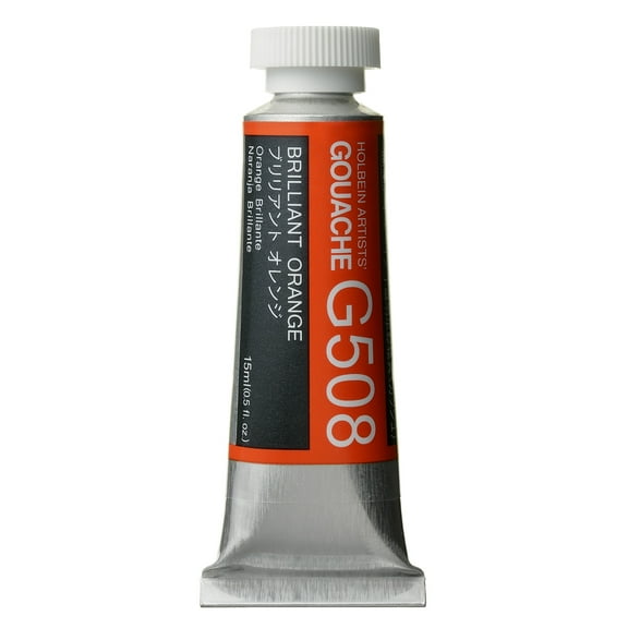 Holbein Designers' Gouache, 15ml, Brilliant Orange