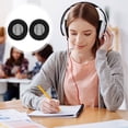 thumbnail image 3 of FELTECHELECTR Almohadillas de repuesto para auriculares Panasonic Technics RP-DH1200, Pioneer HDJ-2000, HDJ-1500, Sennheiser 205, HD225 y MDR-V700DJ, V700 y V500, 90 mm, color negro., 3 of 6
