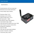 2X 2.4G Hifi Wireless Audio Transmission Transceiver Supports One