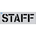 thumbnail image 1 of 12" Word- Staff Parking Lot Pavement Marking Stencil, 1 of 3
