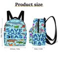 thumbnail image 2 of Save Our Seas Small Backpack Cute Mini Backpacks For Woman Lightweight Daypacks, 2 of 8