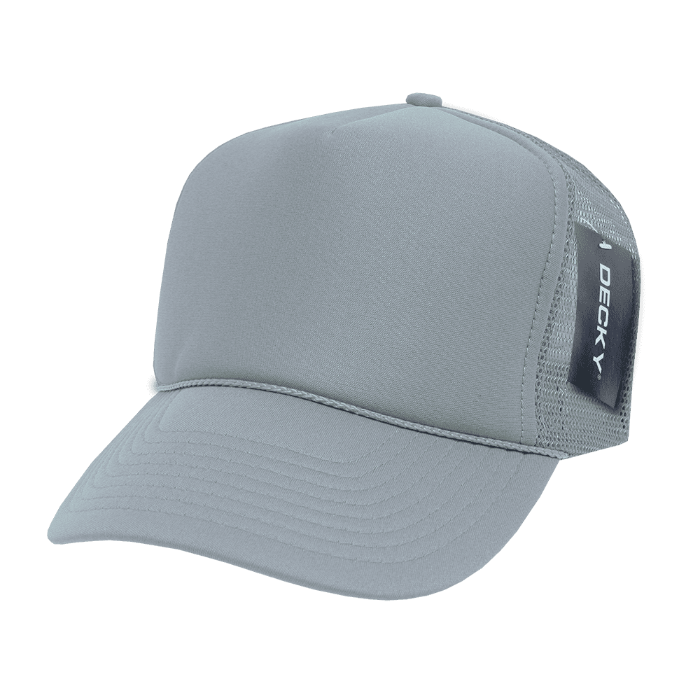 plain grey trucker hat