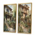 thumbnail image 3 of Designart "Country Cottage Entry Rustic Charm IV" Farm Framed Wall Art Set Of 2 - Country White Framed Canvas Set For Living Room Decor, 3 of 6