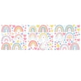 thumbnail image 1 of Etiqueta de la pared del arco iris Decoración de la pared Etiqueta Círculo Luna Estrellas Etiqueta de la pared Estrellas Peel and Stick Niñas Habitación Pared Calcomanía Decoración del techo, 1 of 5