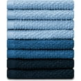 thumbnail image 2 of DecorRack 8 Pack Kitchen Dish Towels, 100% Cotton Wash Cloth, 12x12 inch, 2 of 6