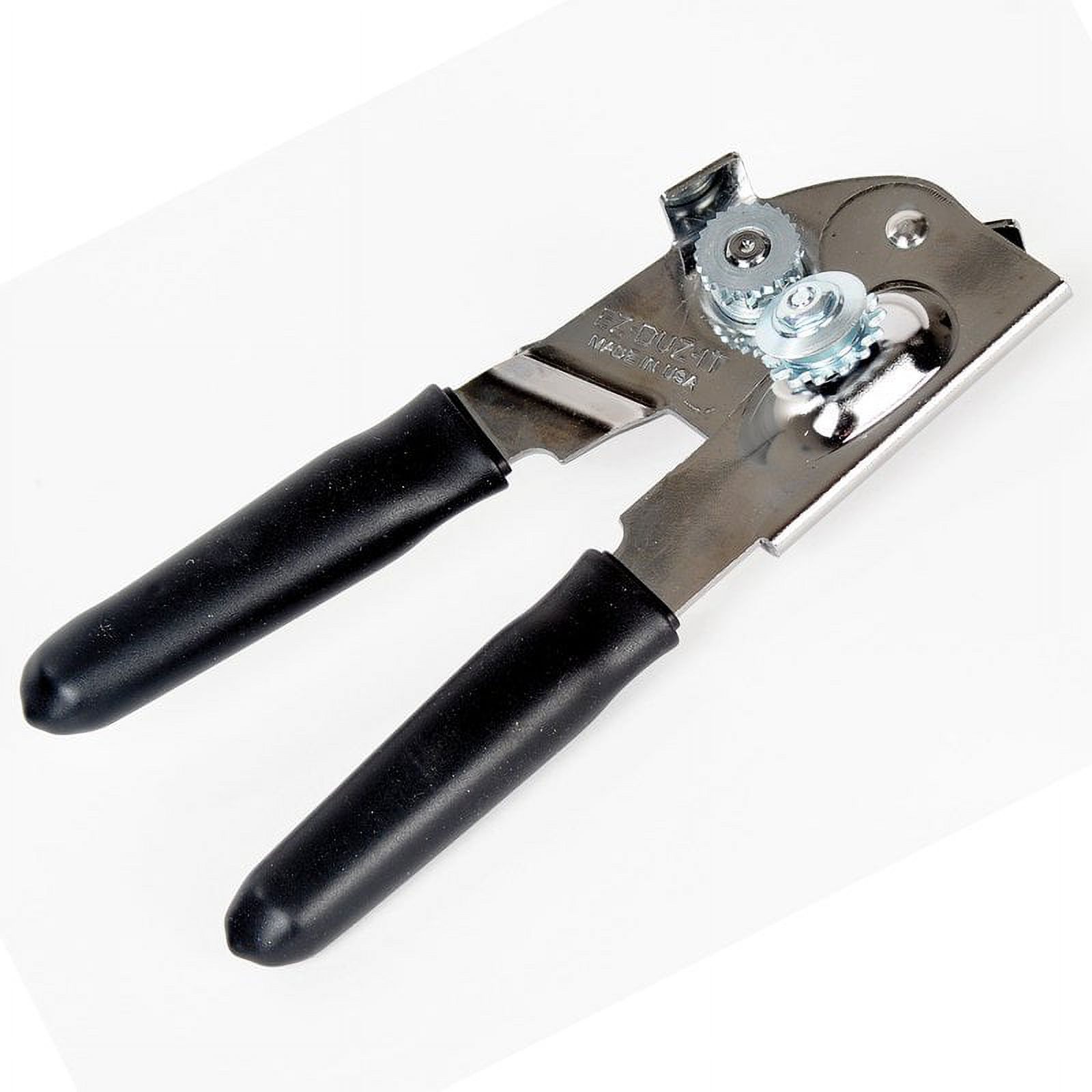 Ez-Duz-It Deluxe Can Opener with Rubberized Grip, Black photo 2
