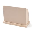 thumbnail image 3 of Wood Covered with Velvet Necklace Display Stands Curve Necklace Organizer Holder Linen 20.9x9x15.5cm, 3 of 4