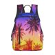 thumbnail image 1 of Balery Palm Trees at Sunset Mochila Ligera para Hombres y Mujeres – Resistente y Impermeable, Ideal para la Escuela, el Trabajo, los Viajes y el Uso Diario, 1 of 7