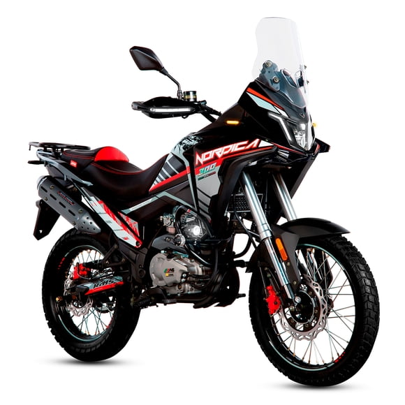 Motocicleta Adventure MB Motos Nordica 300cc Rojo 2026