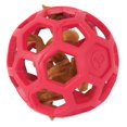 thumbnail image 3 of CHUANK Hol-ee Roller Dog Fetch Treat Dispenser Rubber Puzzle Ball; Small 3 inch Diameter, 3 of 4